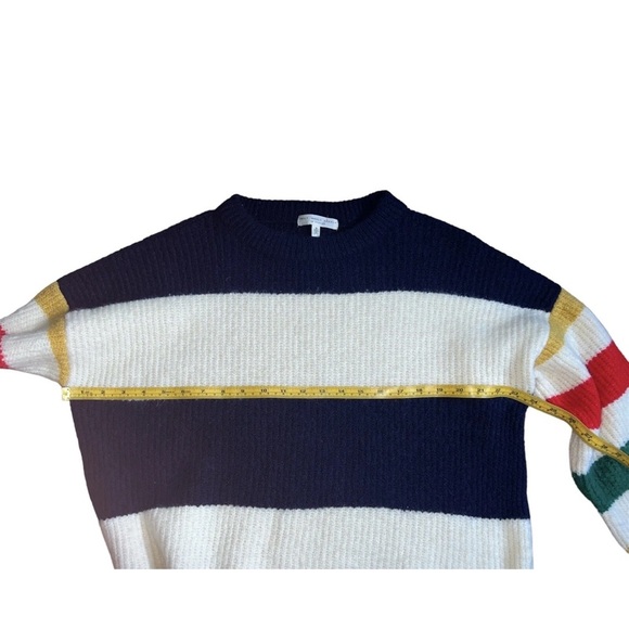 Truly Madly Deeply Stripe Long Sleeve Crew Neck Comfy  Preppy Sz s - Picture 3 of 5